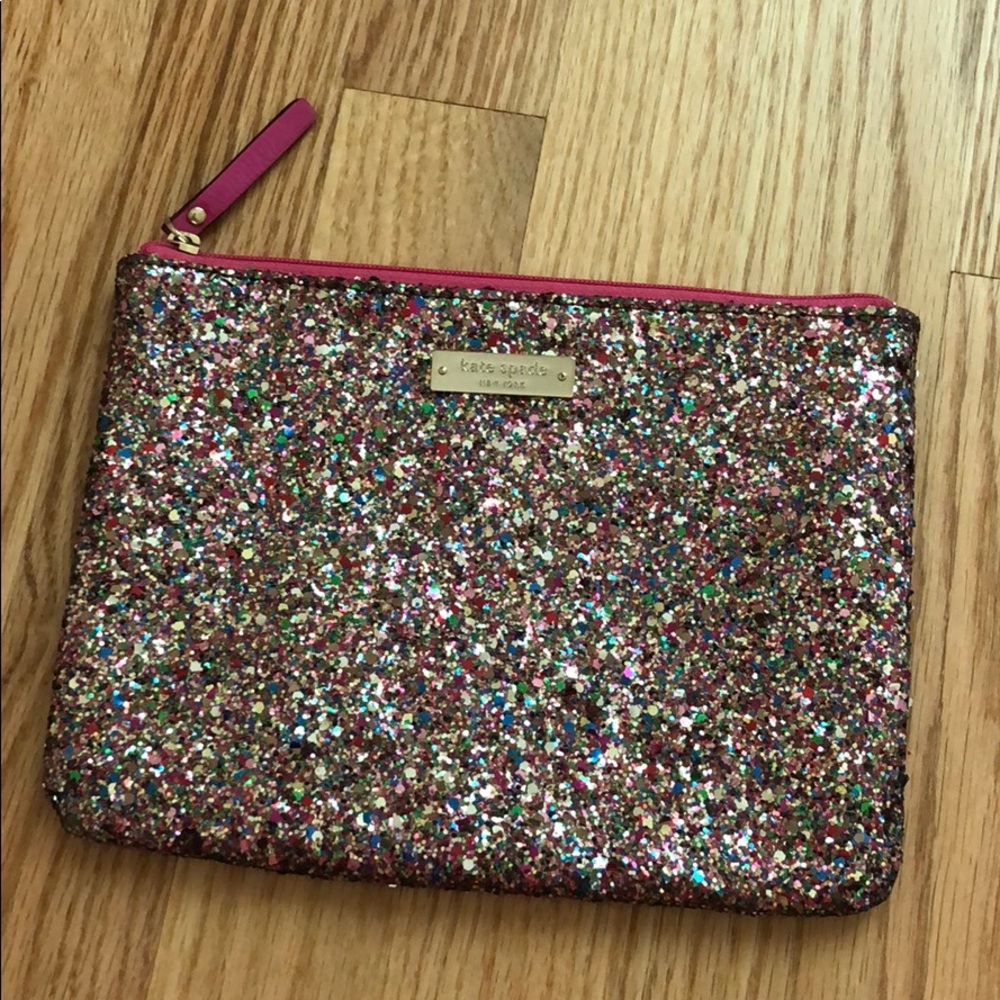 Kate Spade sparkle clutch